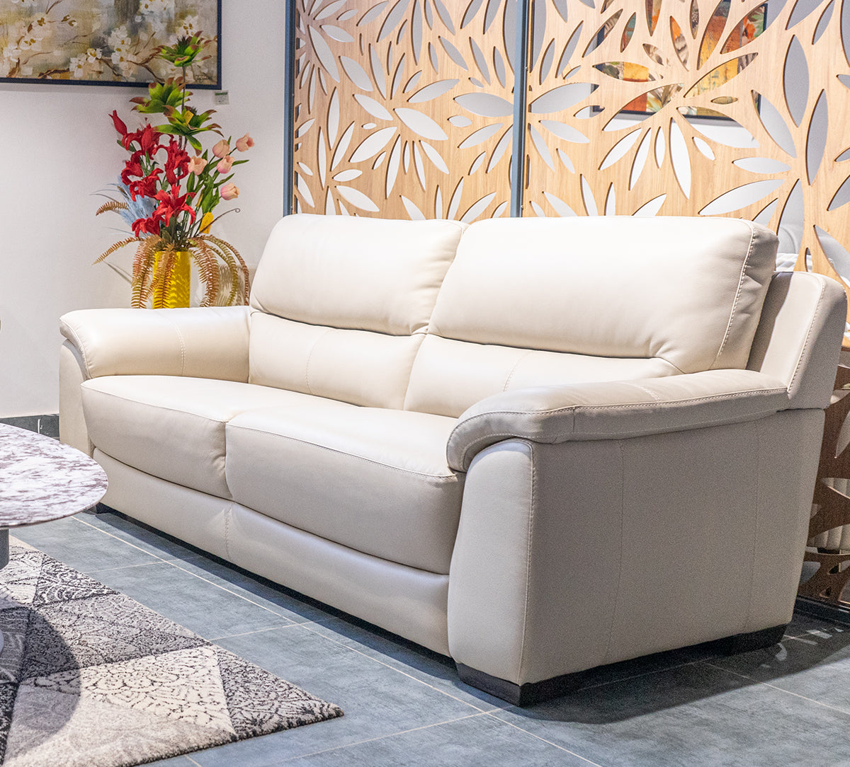 Primo Half Leather Sofa 3+2 Seater-12182