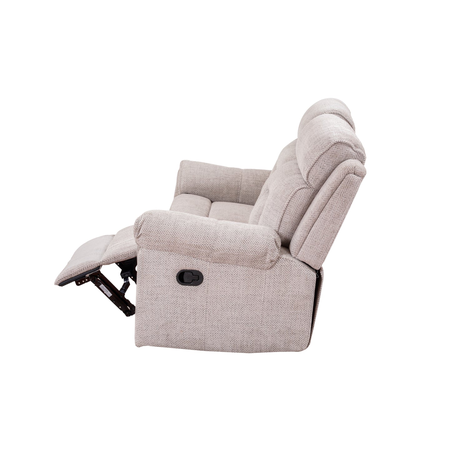 Manual Fabric 3+2 Seater Recliner - Consrt-Graphite