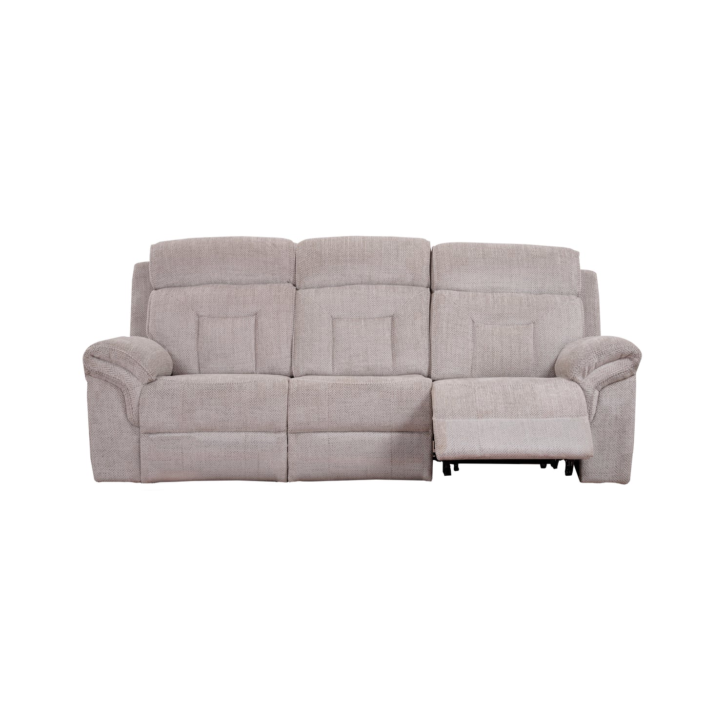 Manual Fabric 3+2 Seater Recliner - Consrt-Graphite