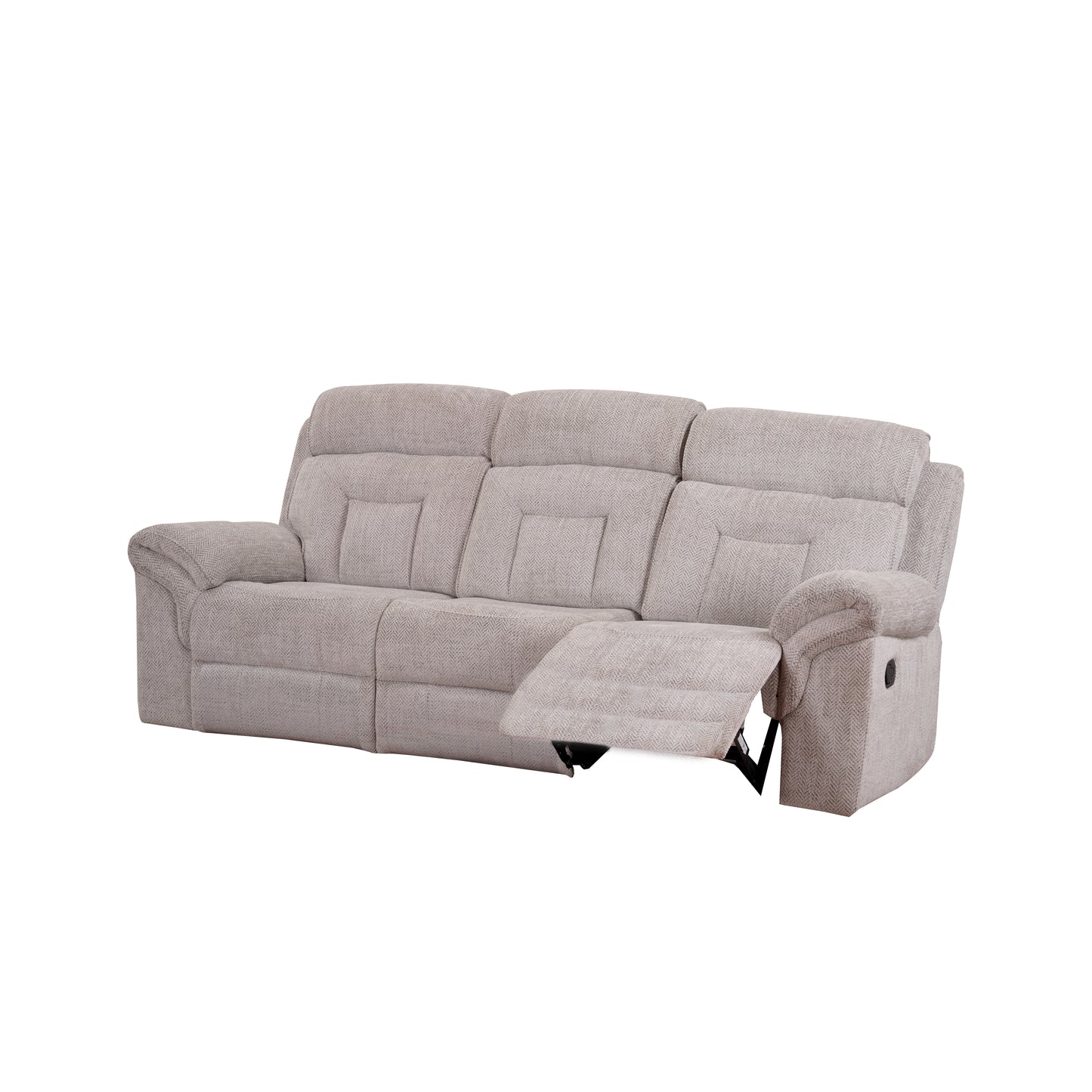 Manual Fabric 3+2 Seater Recliner - Consrt-Graphite
