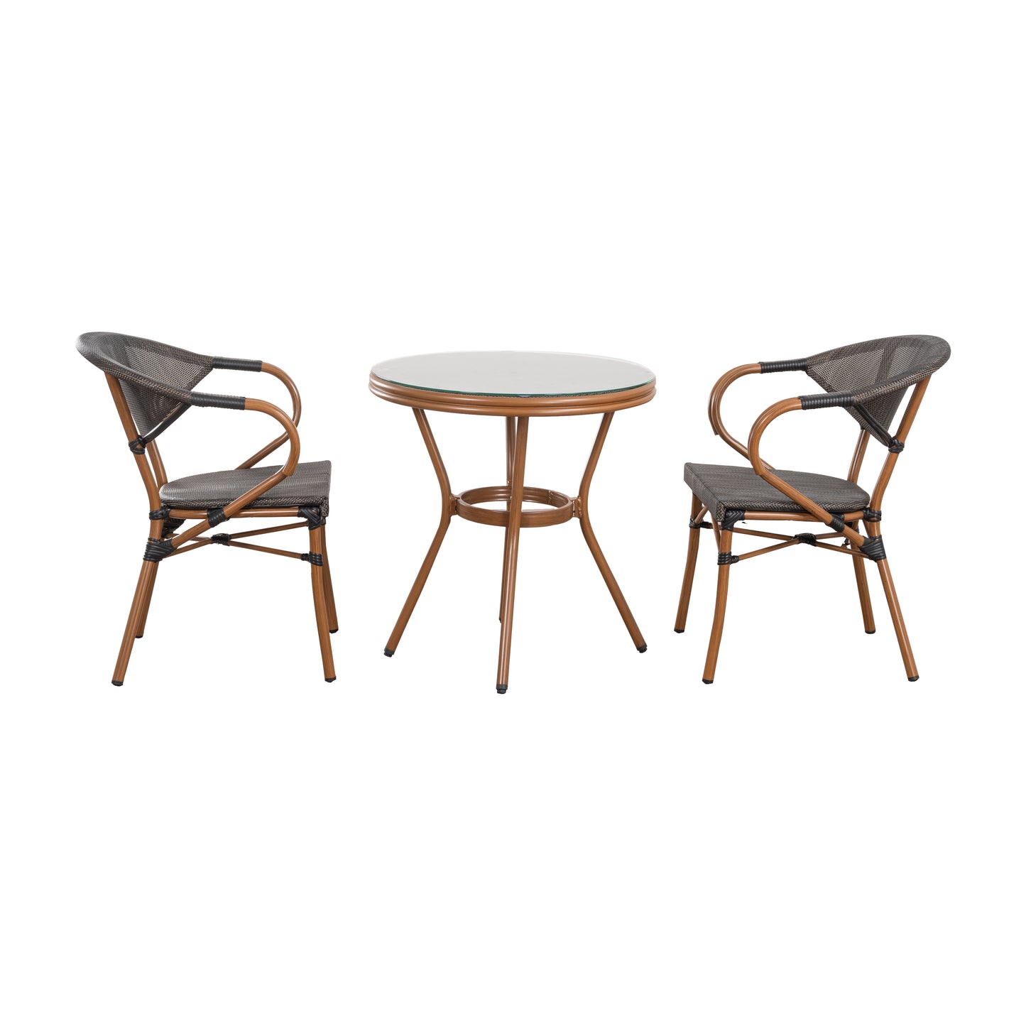 Garden Coffee Table Set (2+1)-11333-6