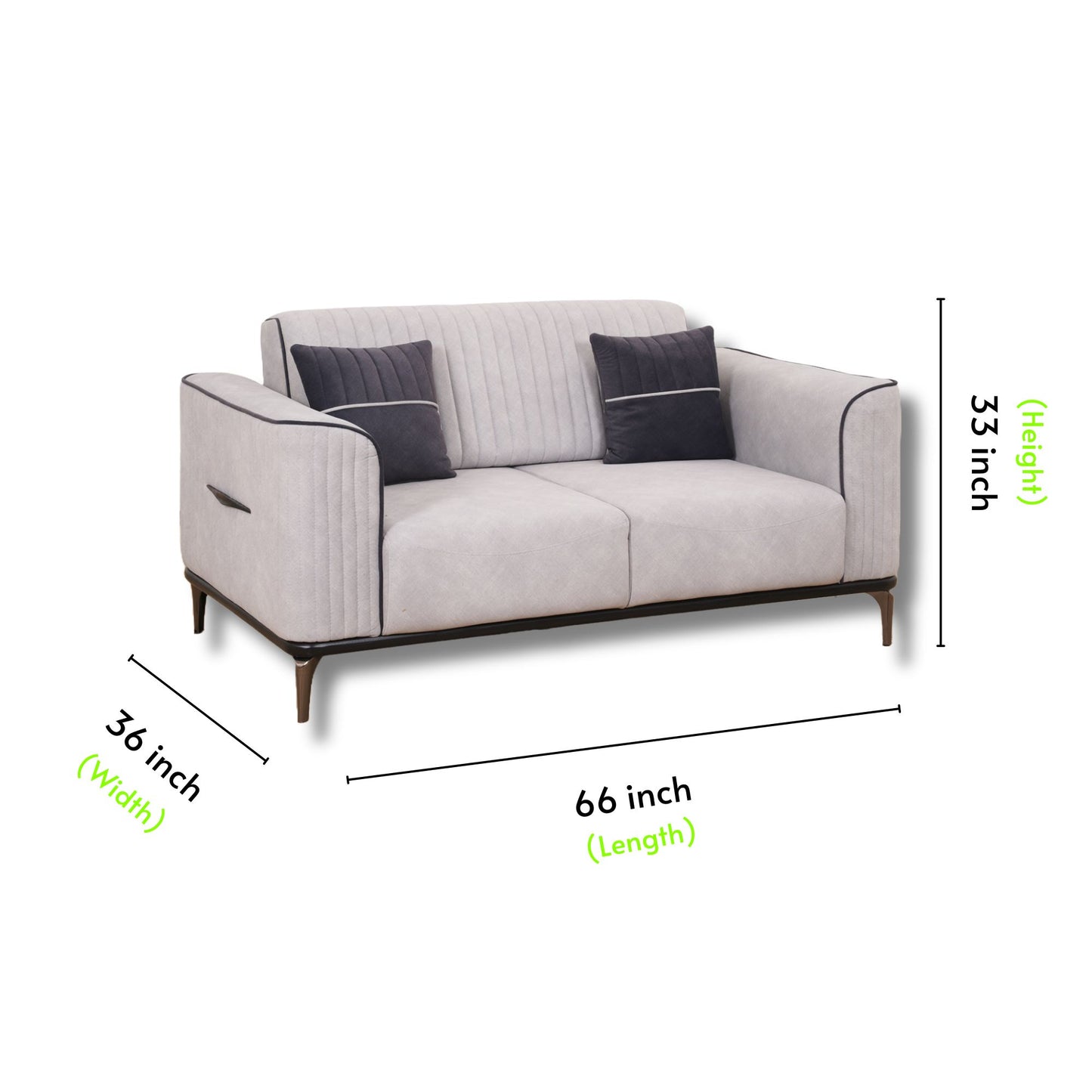 Vella Fabric Sofa 3+2 Seater
