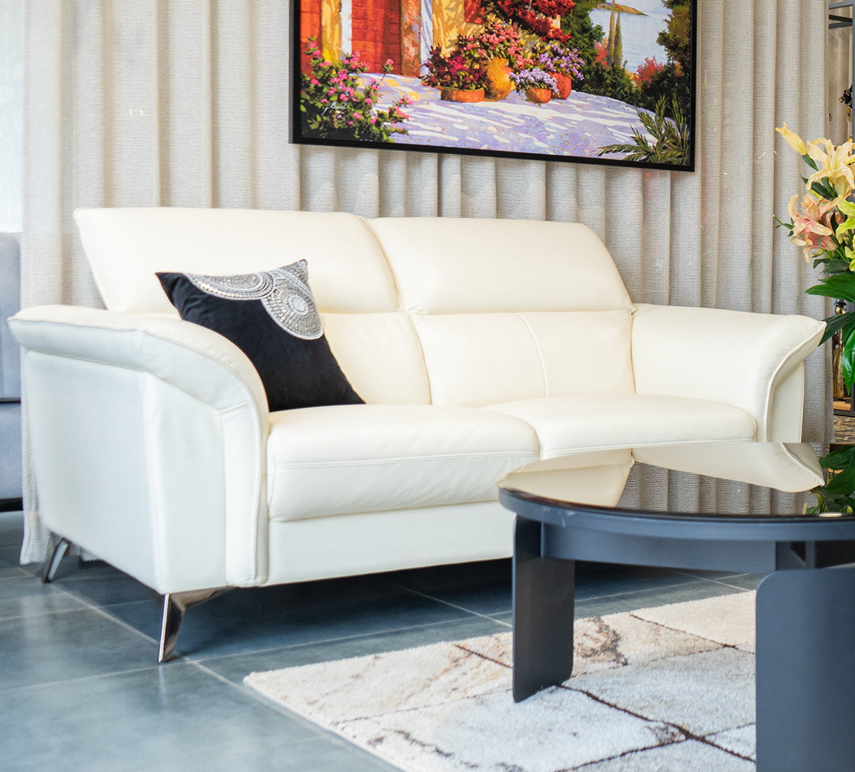 Dallas Half Leather Sofa 3+2 Seater-G19920
