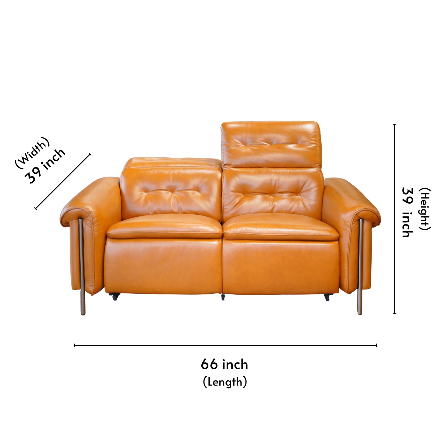 Prada HL Dual Motor Recliner 3+2 Seater-RS-13275-PR-TO-639E Caramel