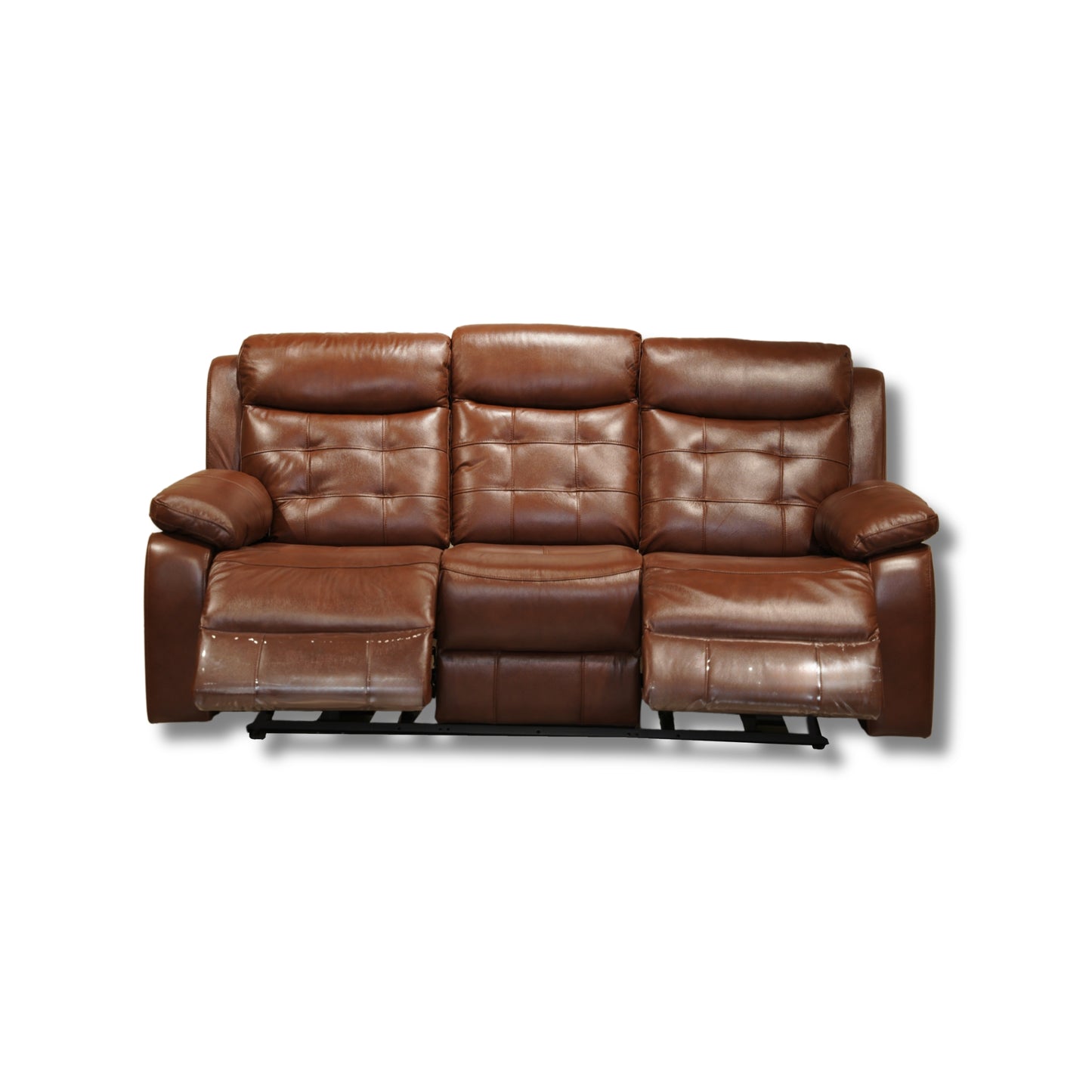 Milan Half Leather Electric Recliner 3+2 Seater-55012M