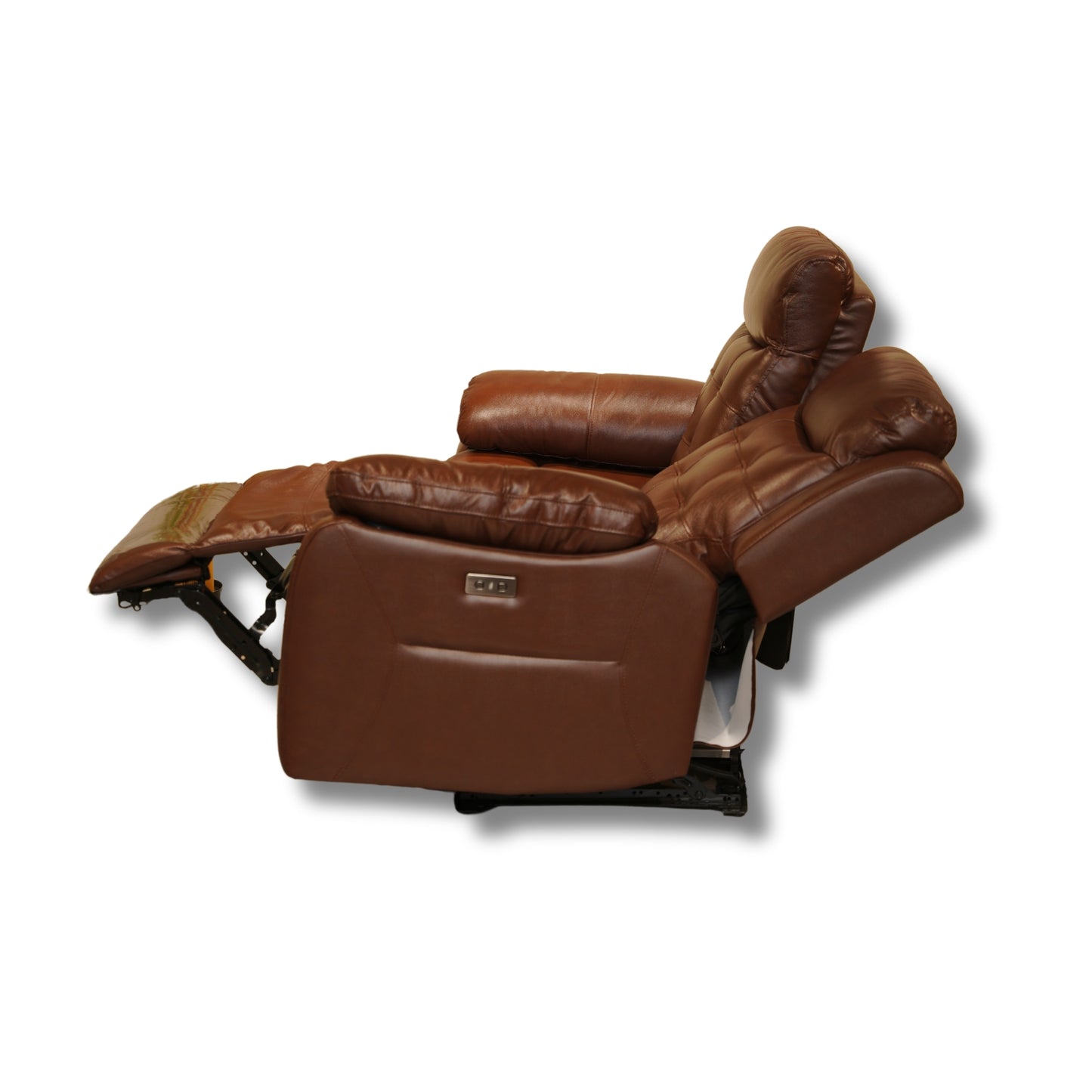 Milan Half Leather Electric Recliner 3+2 Seater-55012M