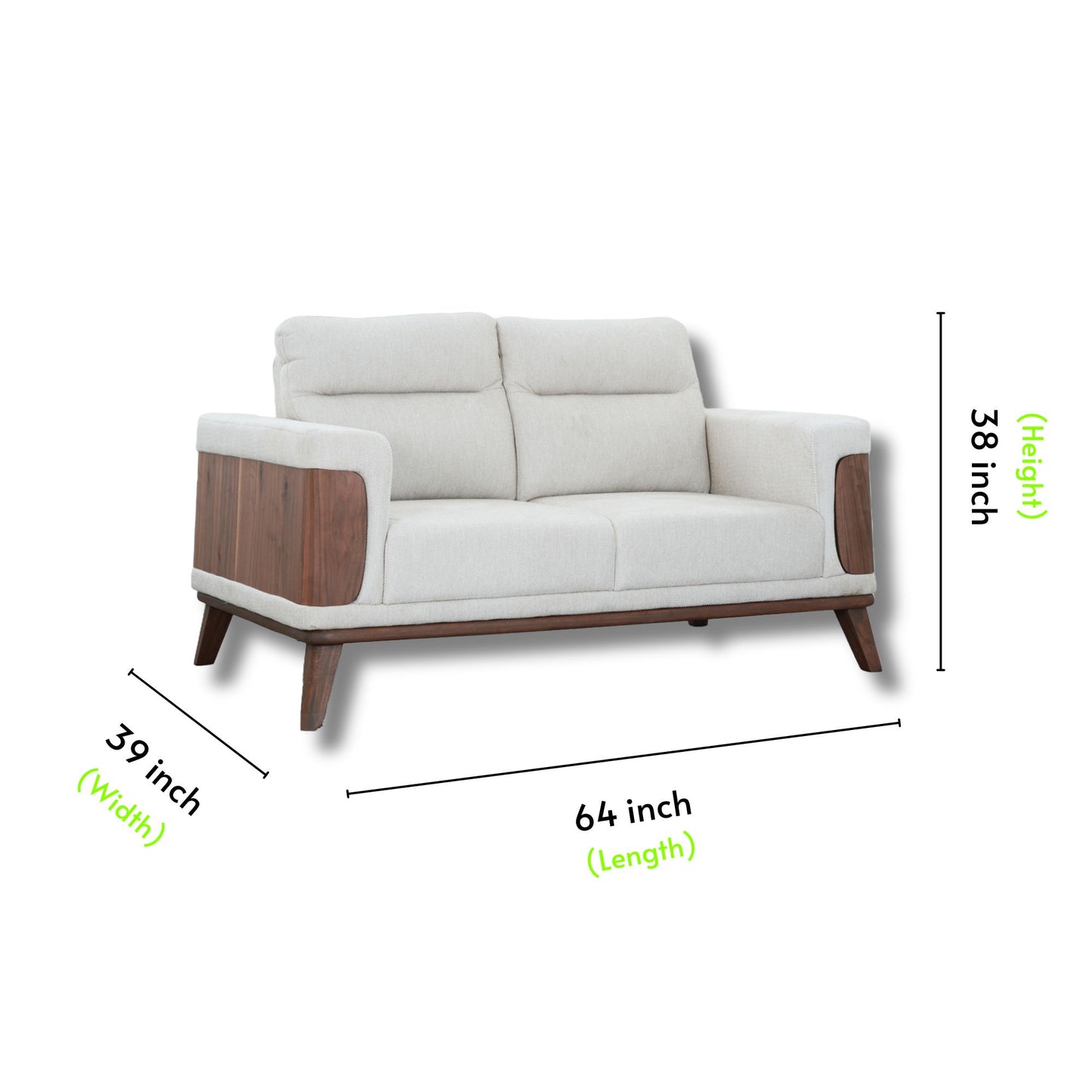 Eva Fabric Sofa 3+2 Seater