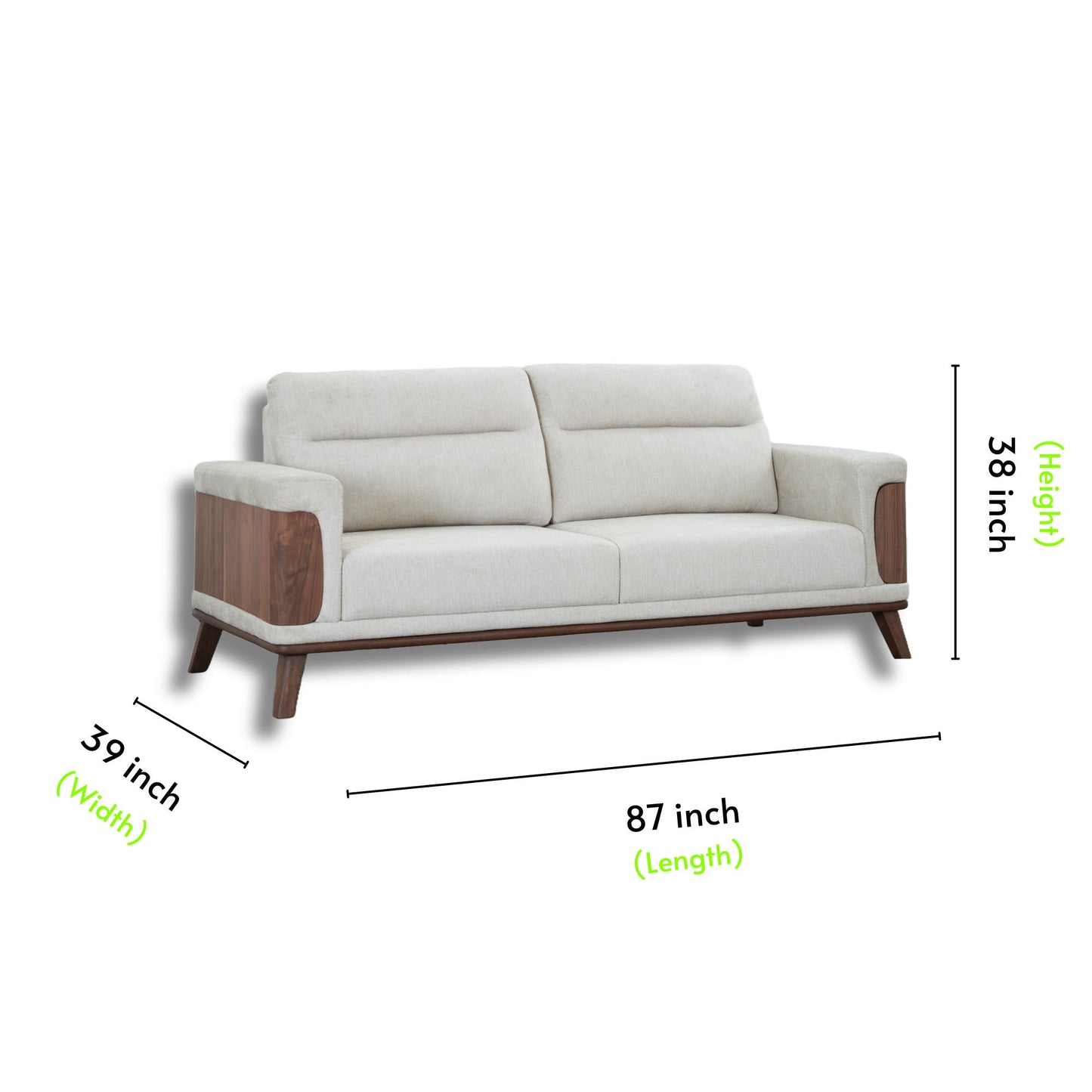 Eva Fabric Sofa 3+2 Seater