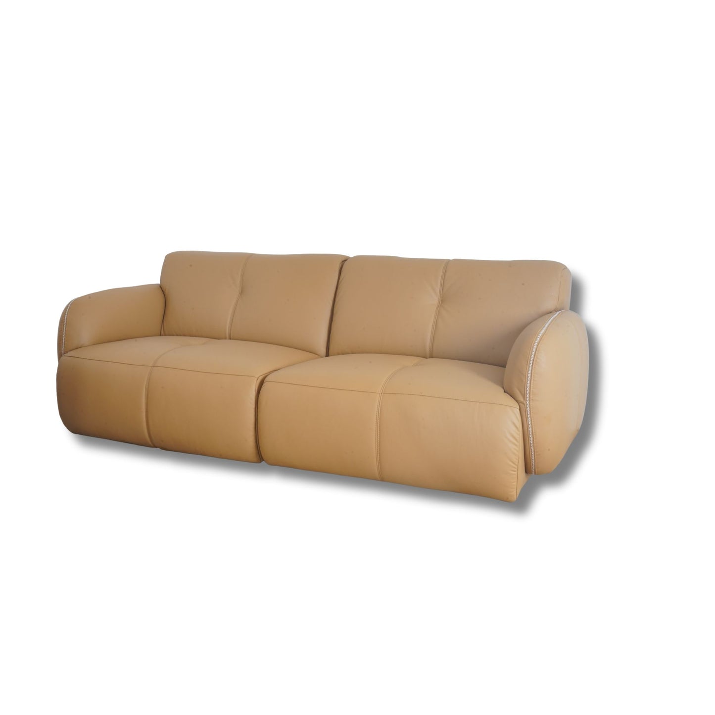Half Leather Sofa 3+2 Seater Large-GA-A0747-CS-NW- 674E Nicolo