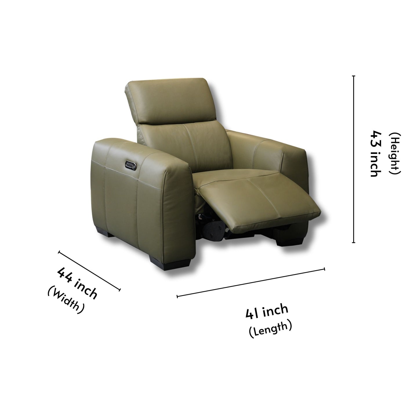 Amber HL Dual Motor Power Recliner 1 Seater
