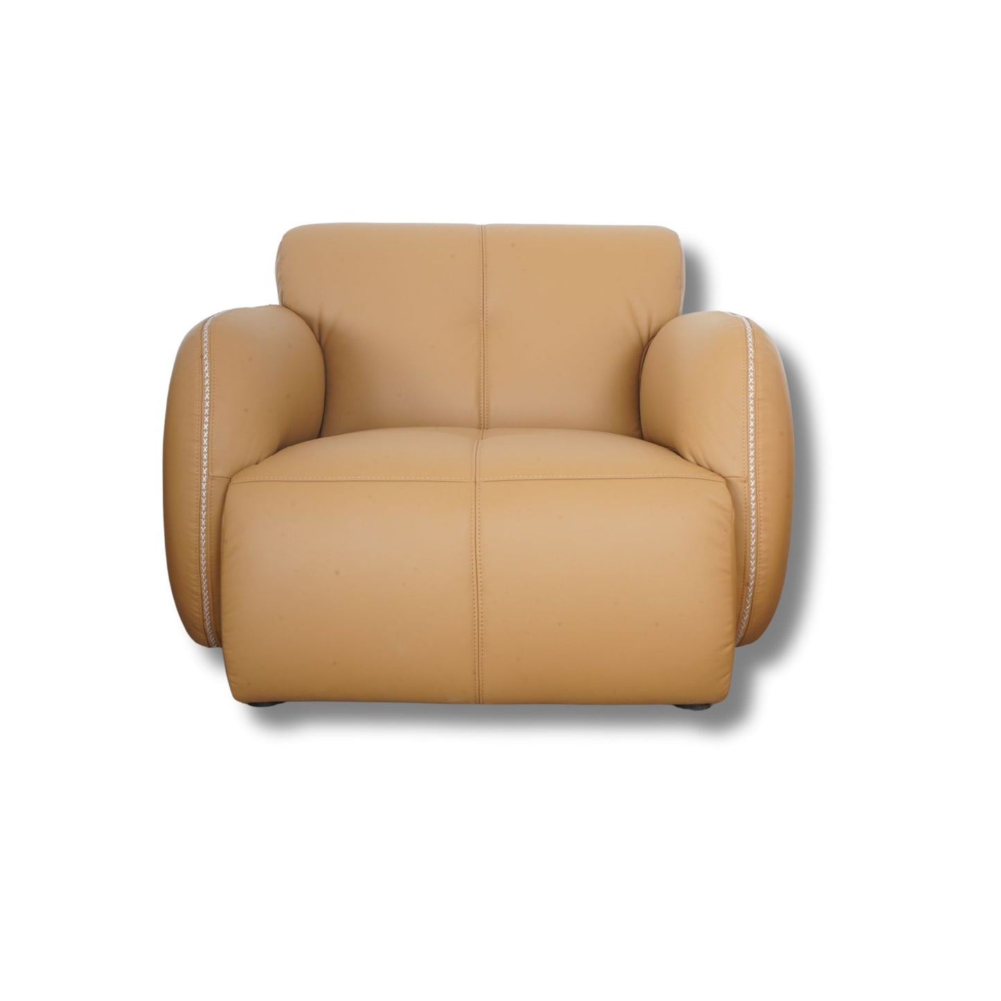 Half Leather Sofa 3+2 Seater Large-GA-A0747-CS-NW- 674E Nicolo