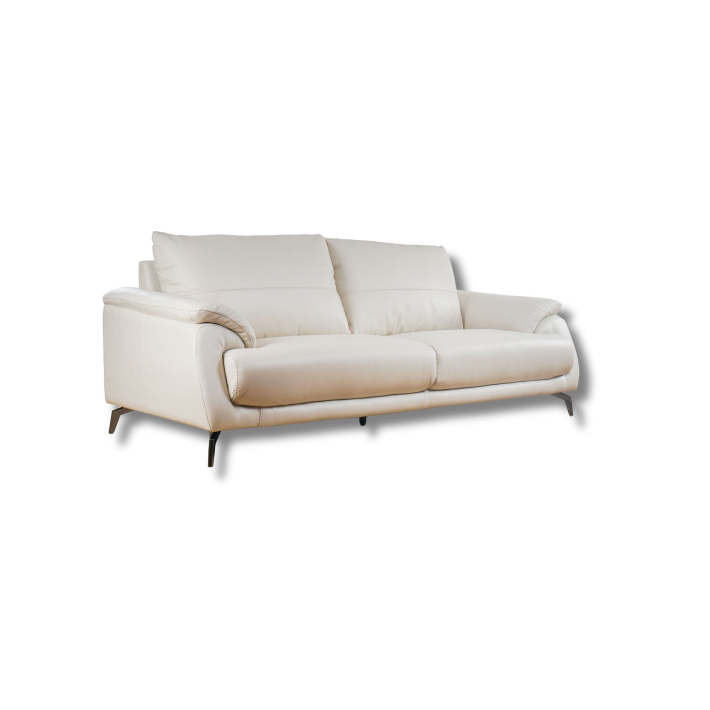 Andrew Half Leather Sofa 3+2 Seater-13424-NC-156E Frost