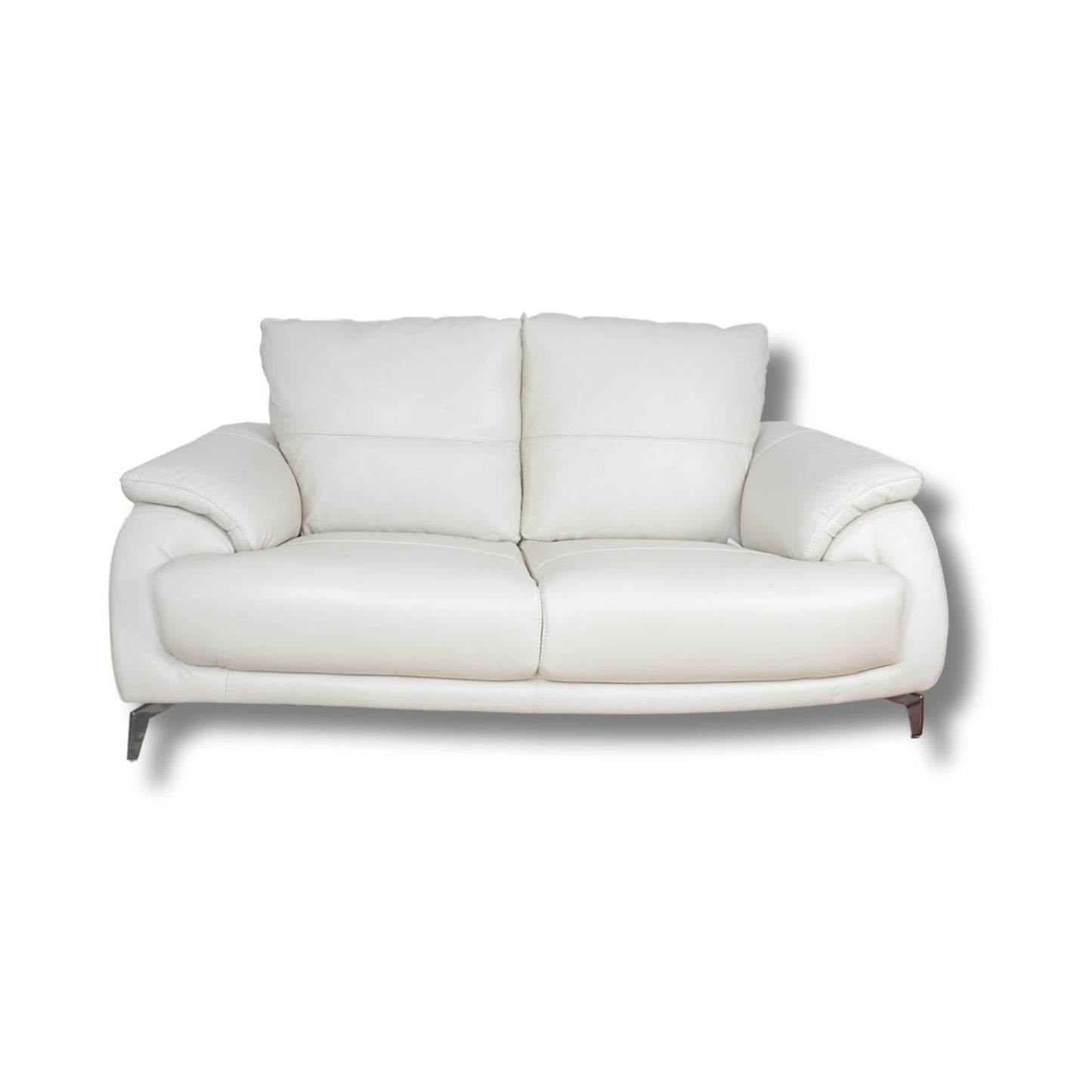 Andrew Half Leather Sofa 3+2 Seater-13424-NC-156E Frost