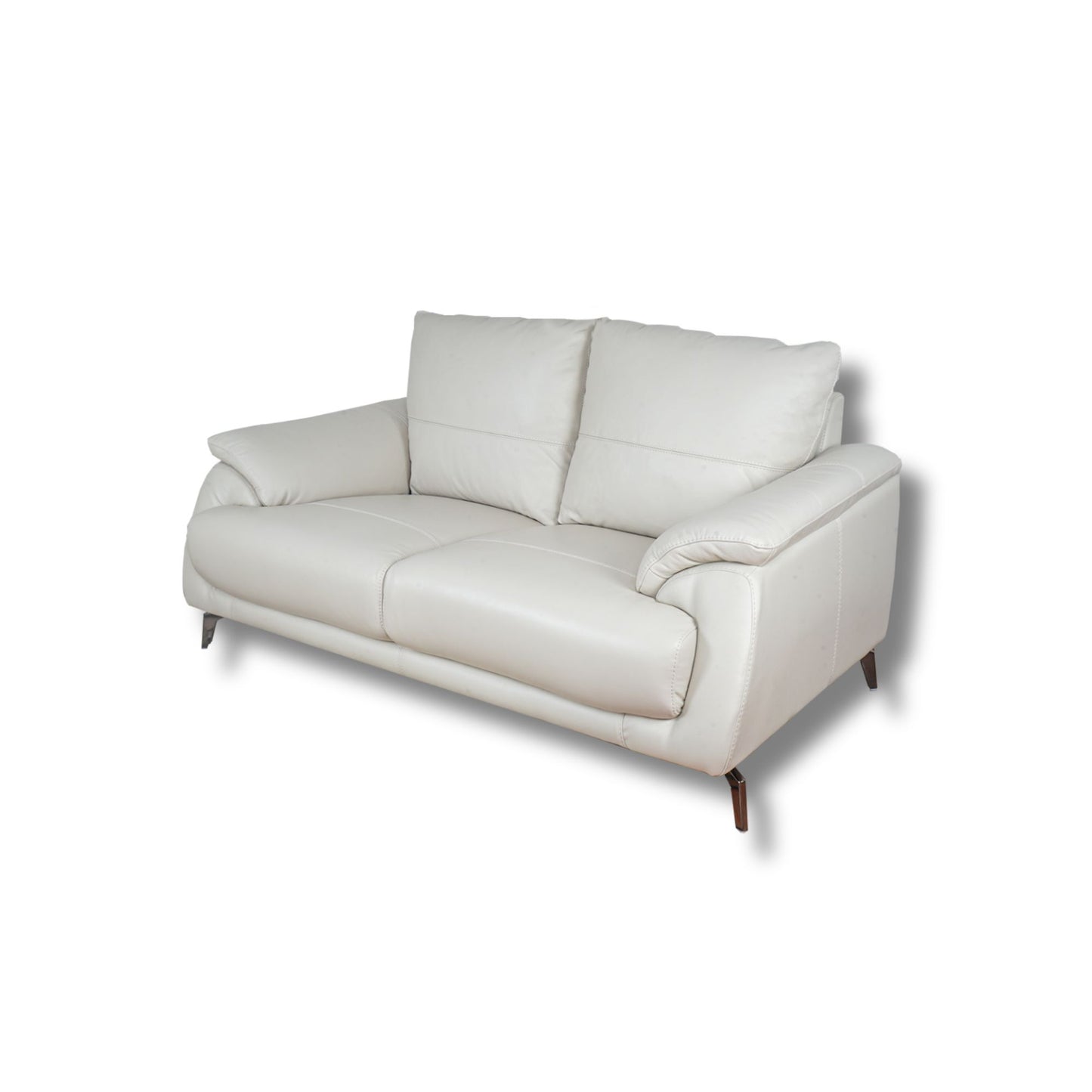 Andrew Half Leather Sofa 3+2 Seater-13424-NC-156E Frost