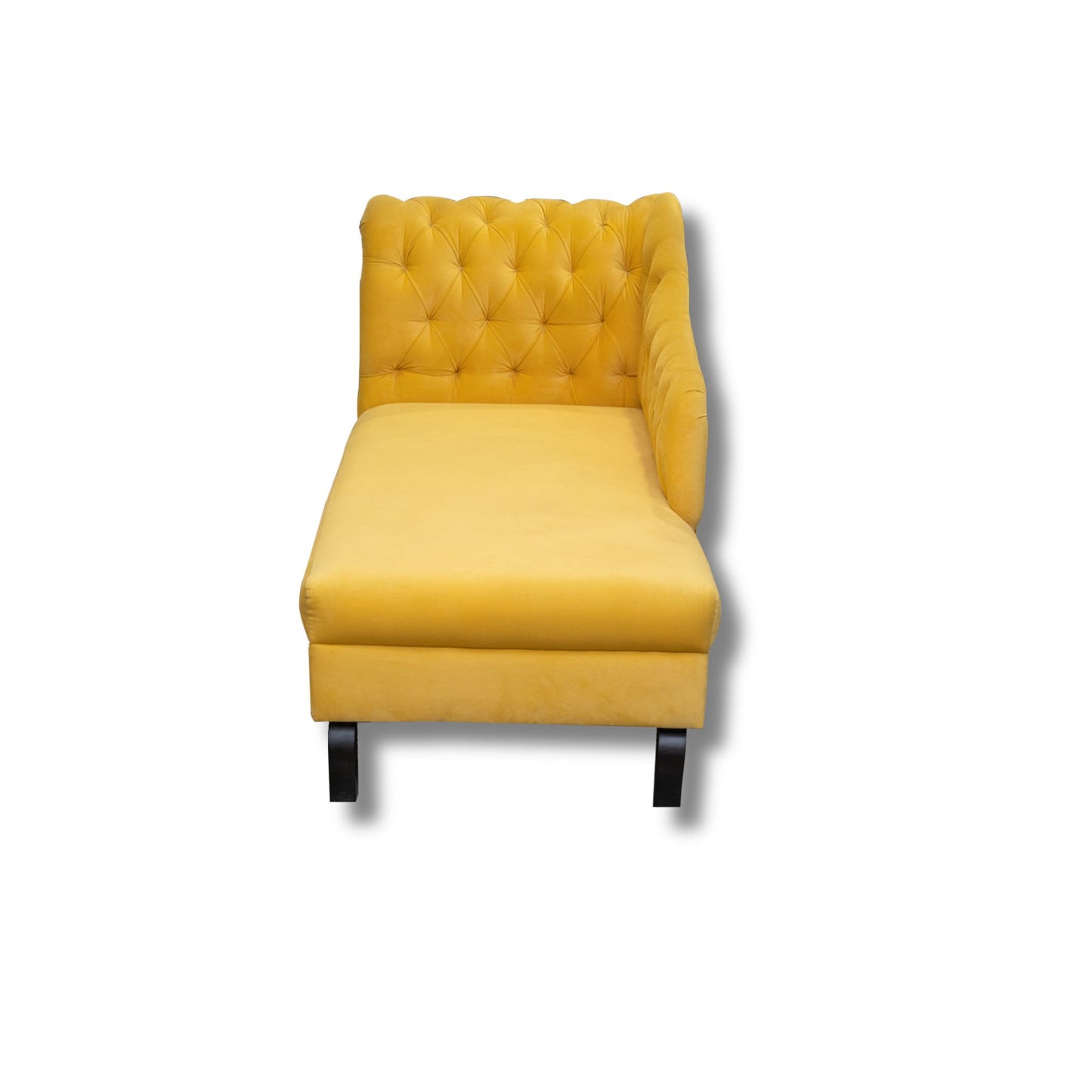 Chesterfield Carilona Fabric Diwan Yellow