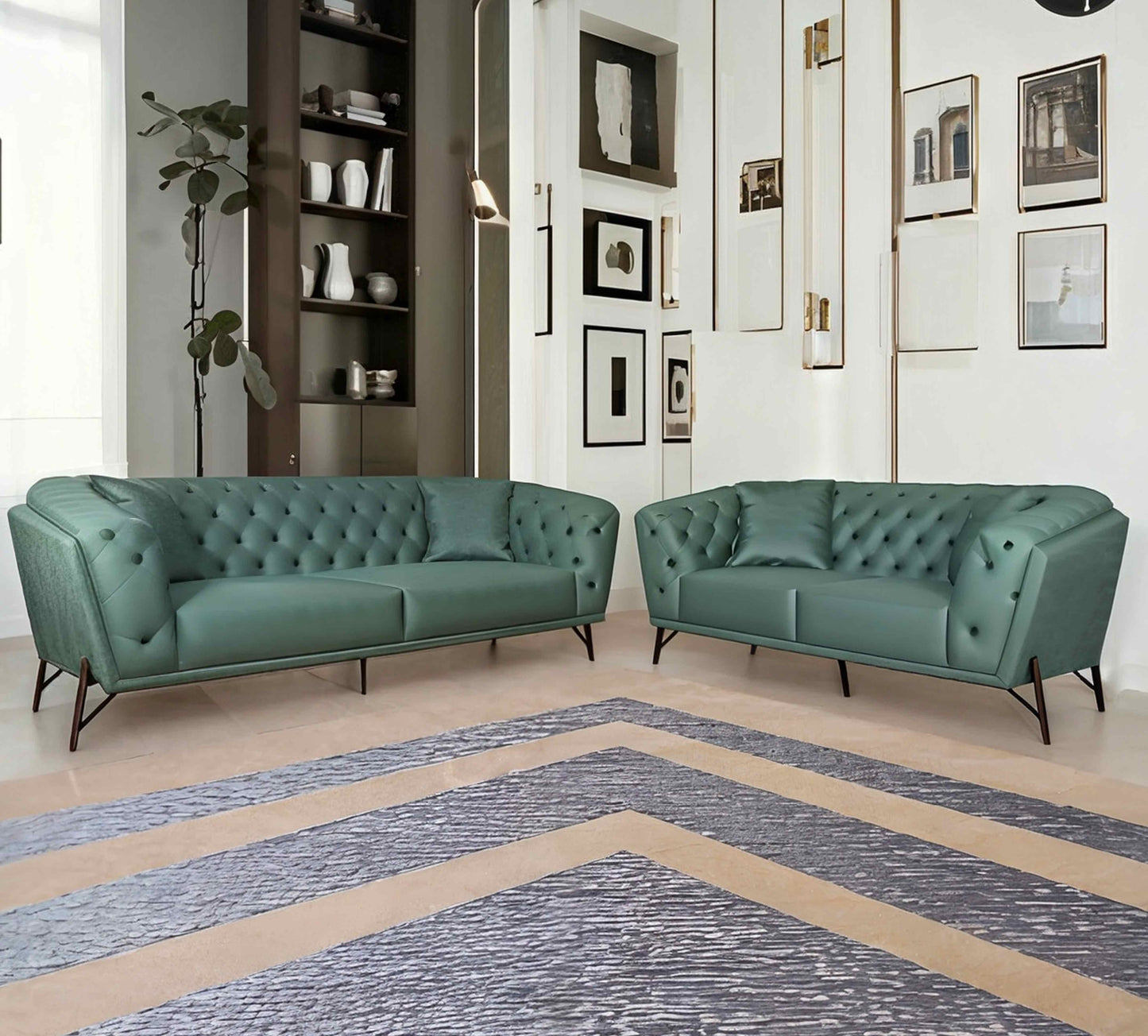 Hilton Fabric Sofa 3+2 Seater