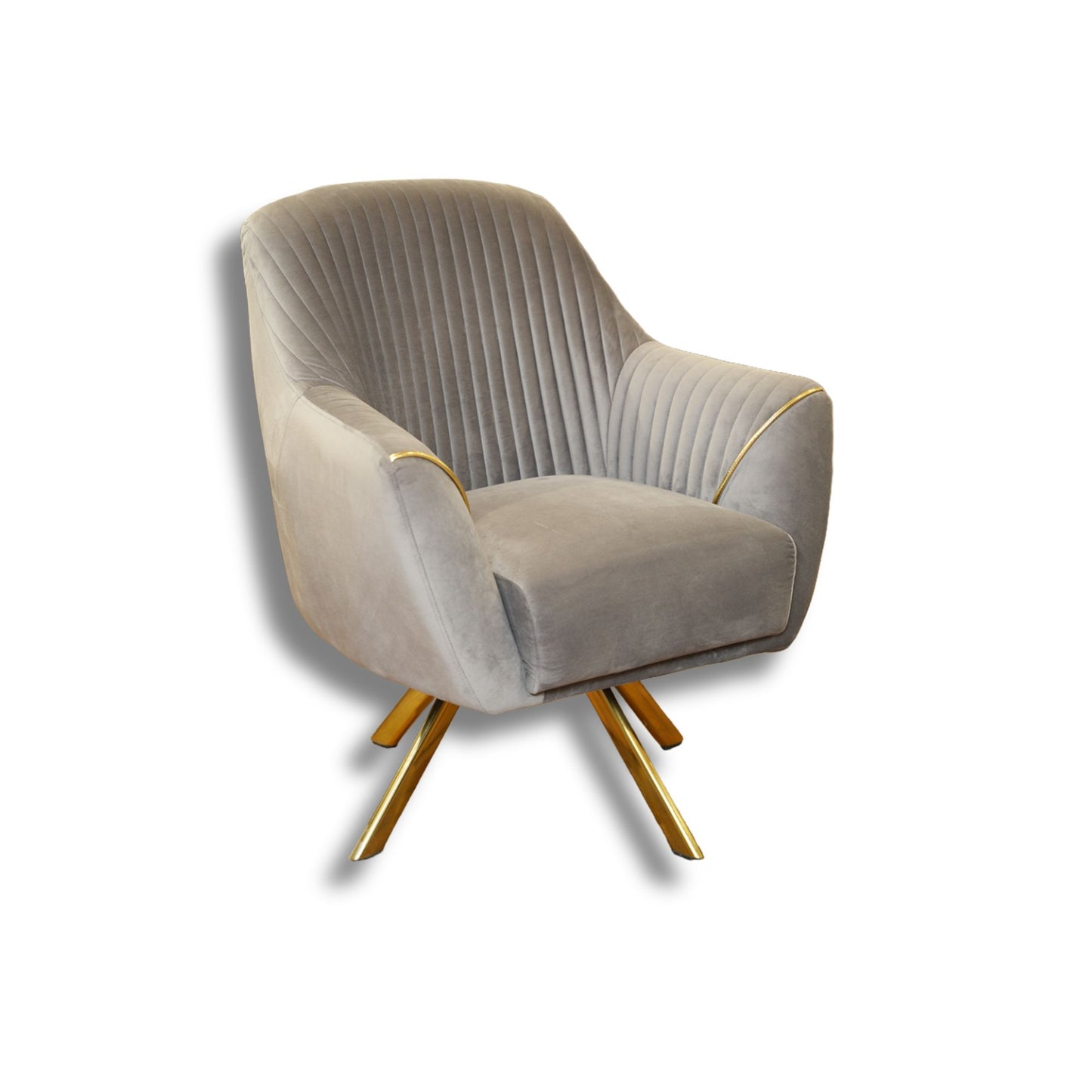 Customized Fabric Revolving Lounge Chair