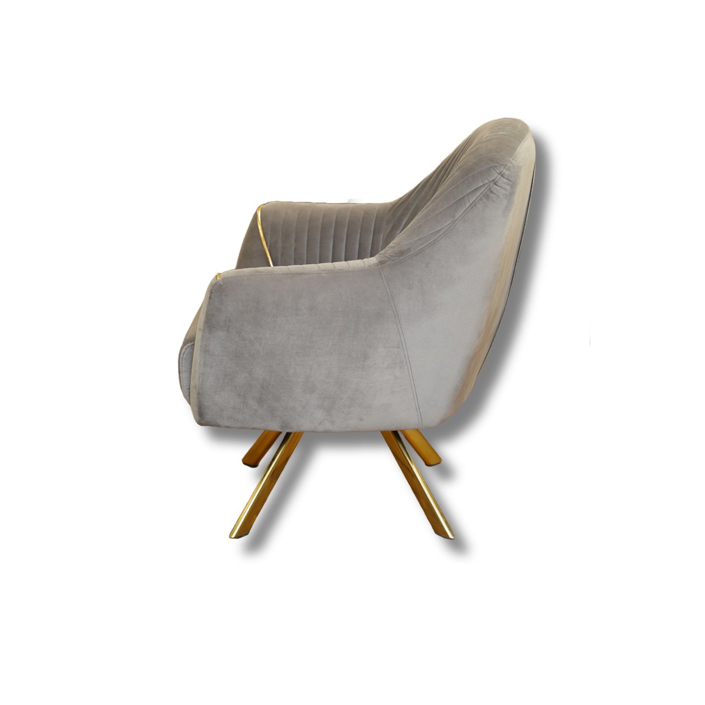 Customized Fabric Revolving Lounge Chair