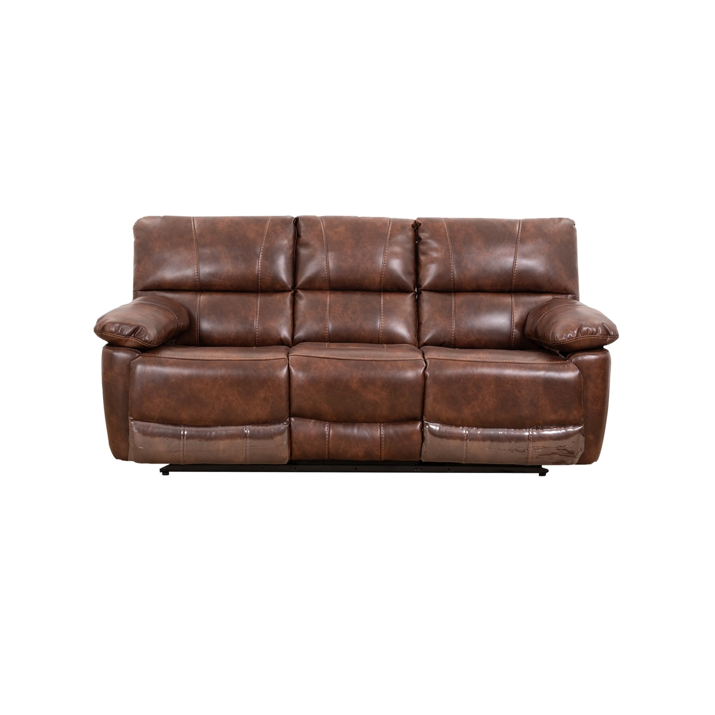 Delta Leatherite Recliner 3 Seater-X9761