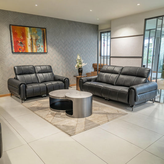 Full Leather Power Recliner 3+2 Seater-5285