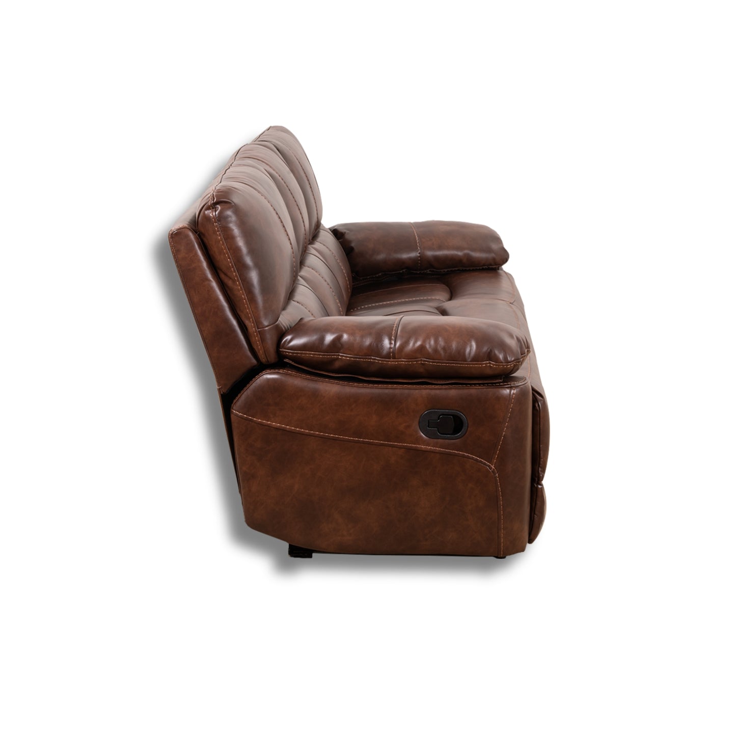Delta Leatherite Recliner 3 Seater-X9761