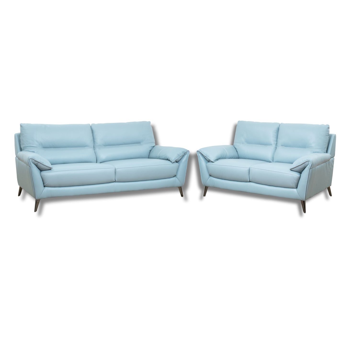 Anson Half Leather Sofa Set (3+2) Seater-12615