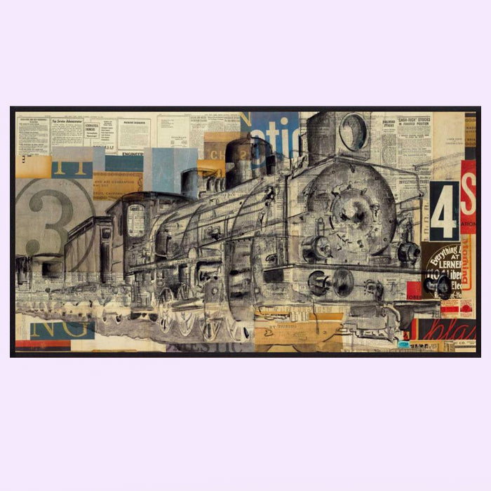 Train Canvas Painting Art Work