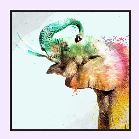 Elephant Canvas Painting Art Work