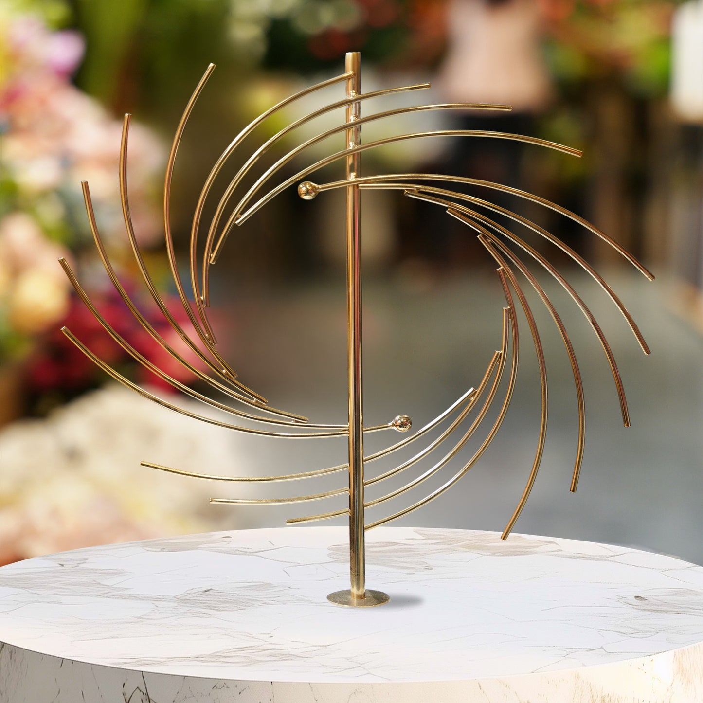 Golden Spiral Kinetic Sculpture