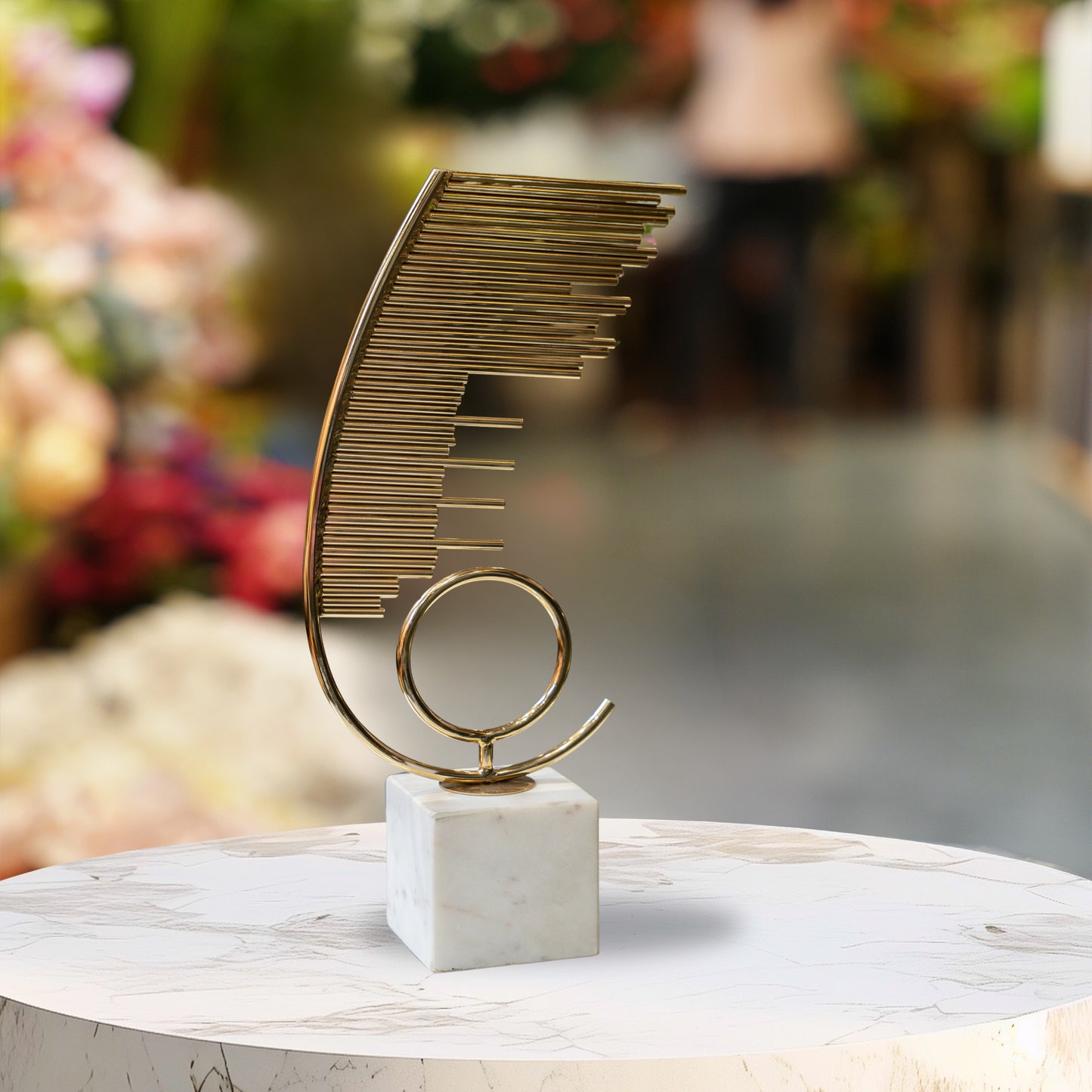 Golden Harmony Sculpture