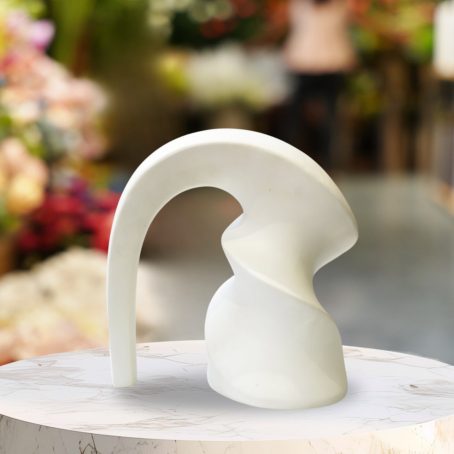 Eclipse Curve Abstract Sculpture