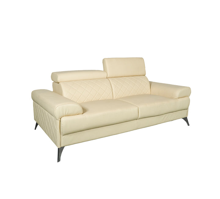 Harley Leather Sofa 3 Seater Beige