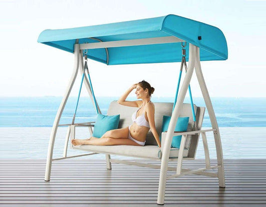 Stylish Outdoor Swing Chair 2 Seater Green