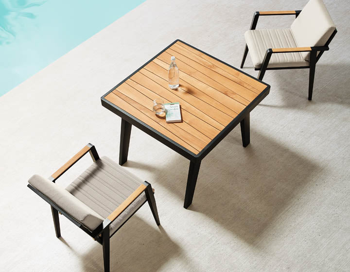 High Gold Emoti Outdoor Square Dining Table