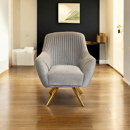 Customized Fabric Revolving Lounge Chair