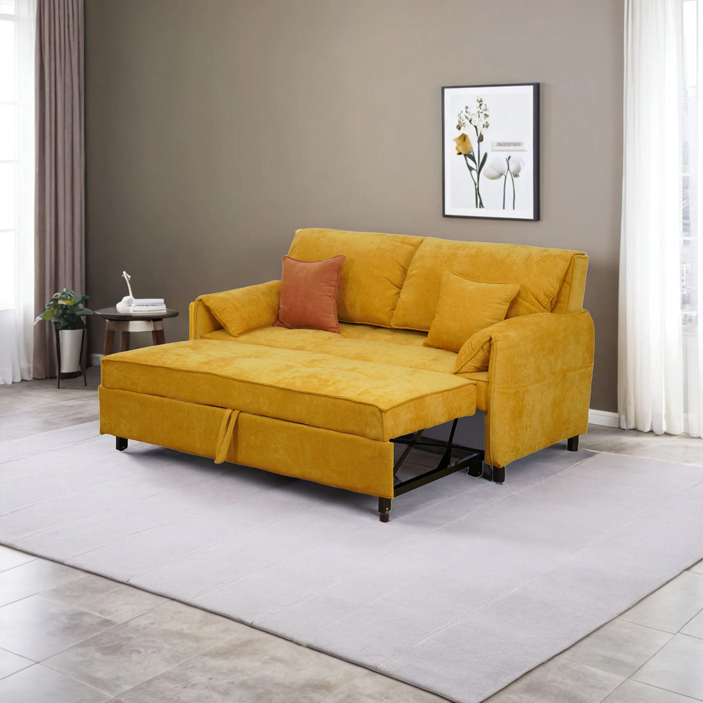 AVI SB Sofa Bed -Yellow