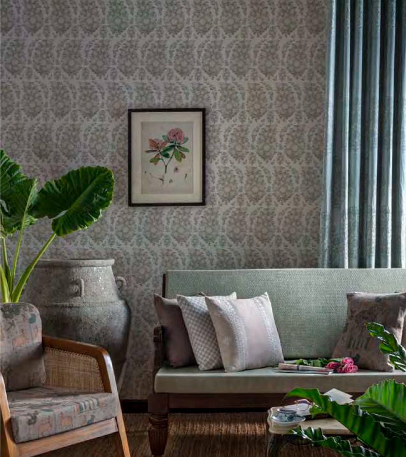 Emerald Green Linen Upholstery Fabric