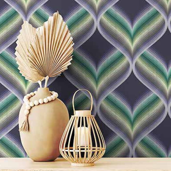 Geometric design wallpaper