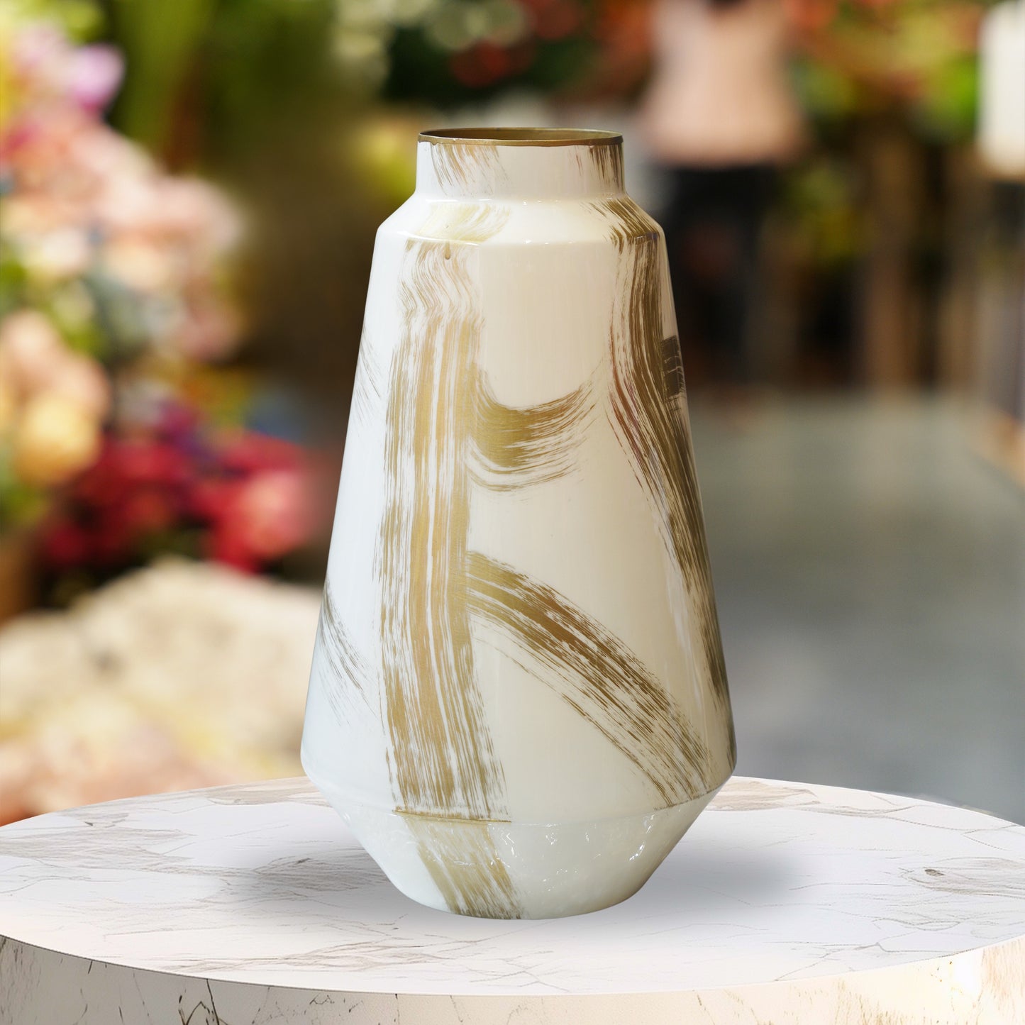 Brushstroke Ceramic Vase