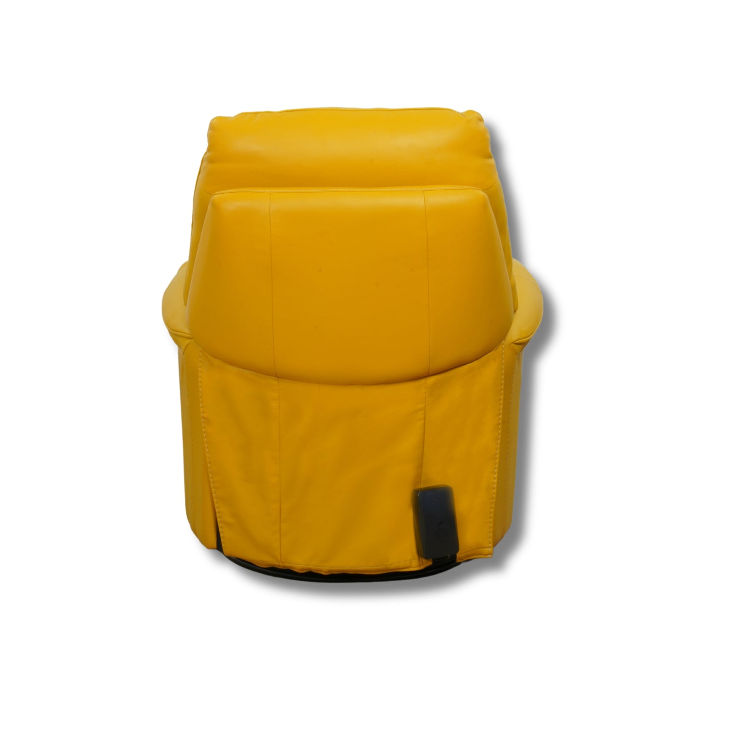 Half Leather Power 1 Seater Recliner Yellow -12762