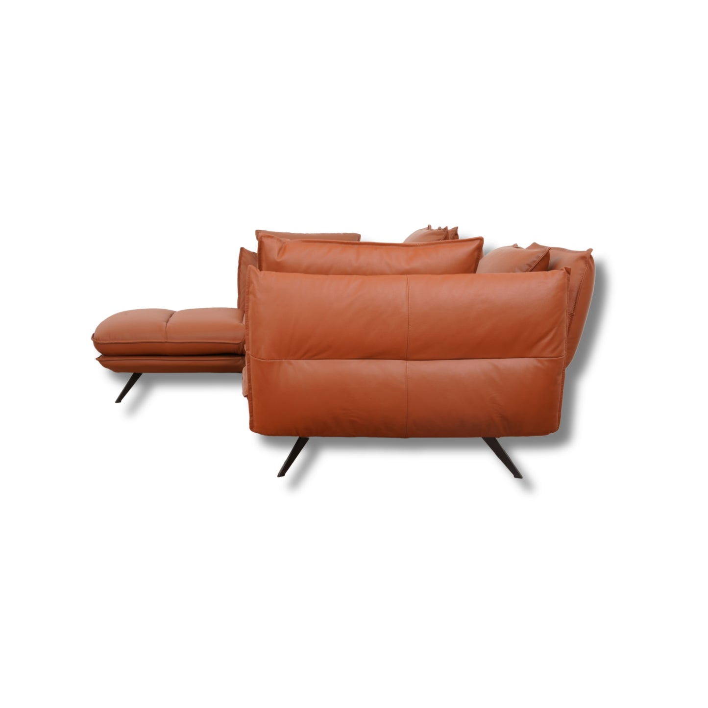 Aries Half Leather Longer Sofa LHS