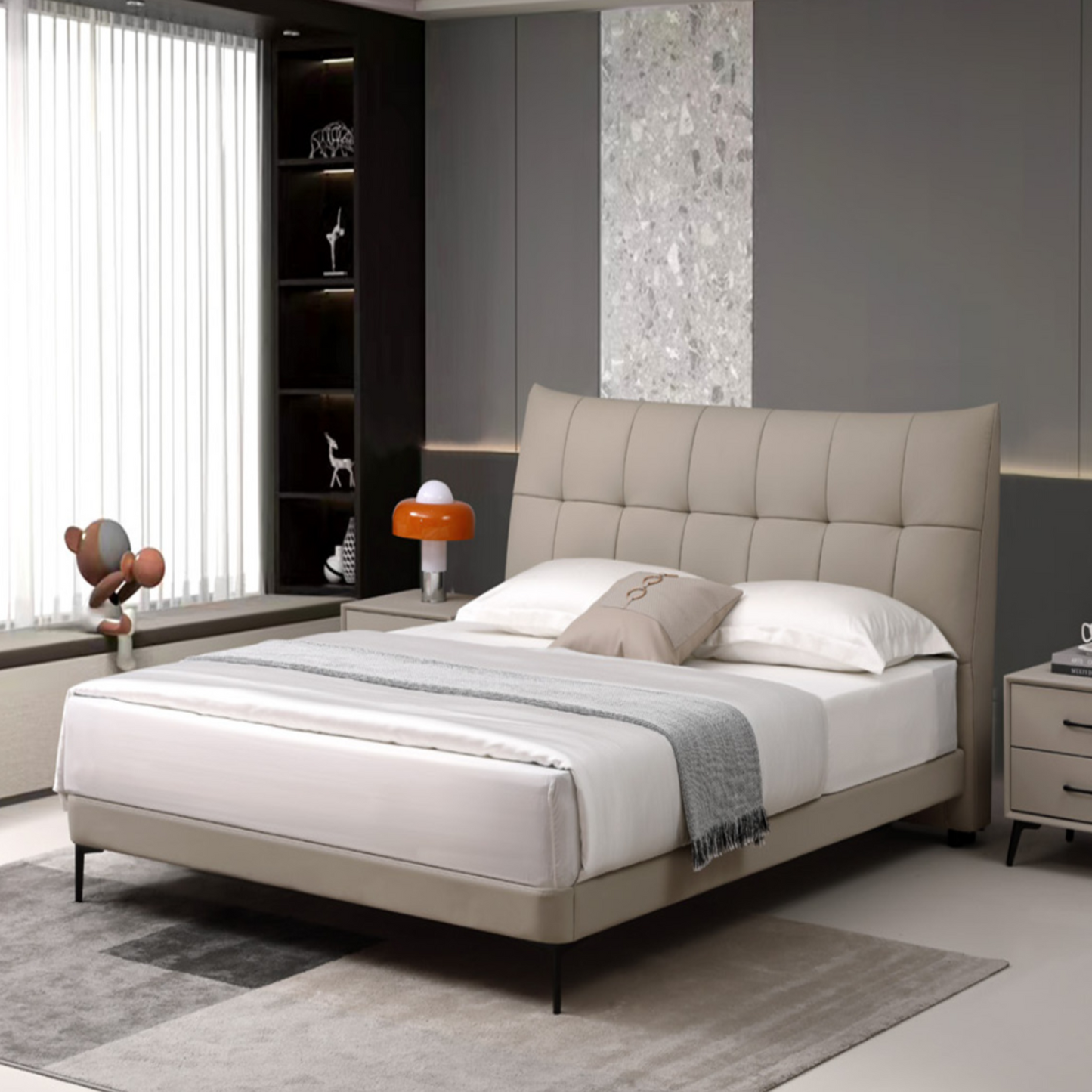 Micro Fibre BED 180x200 With 2 BST - 2330-17