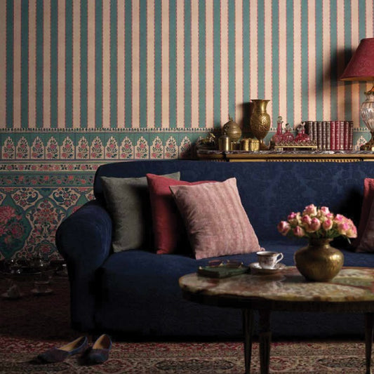 Yellow Base Green Color Jaipur Gemini- Wallpaper