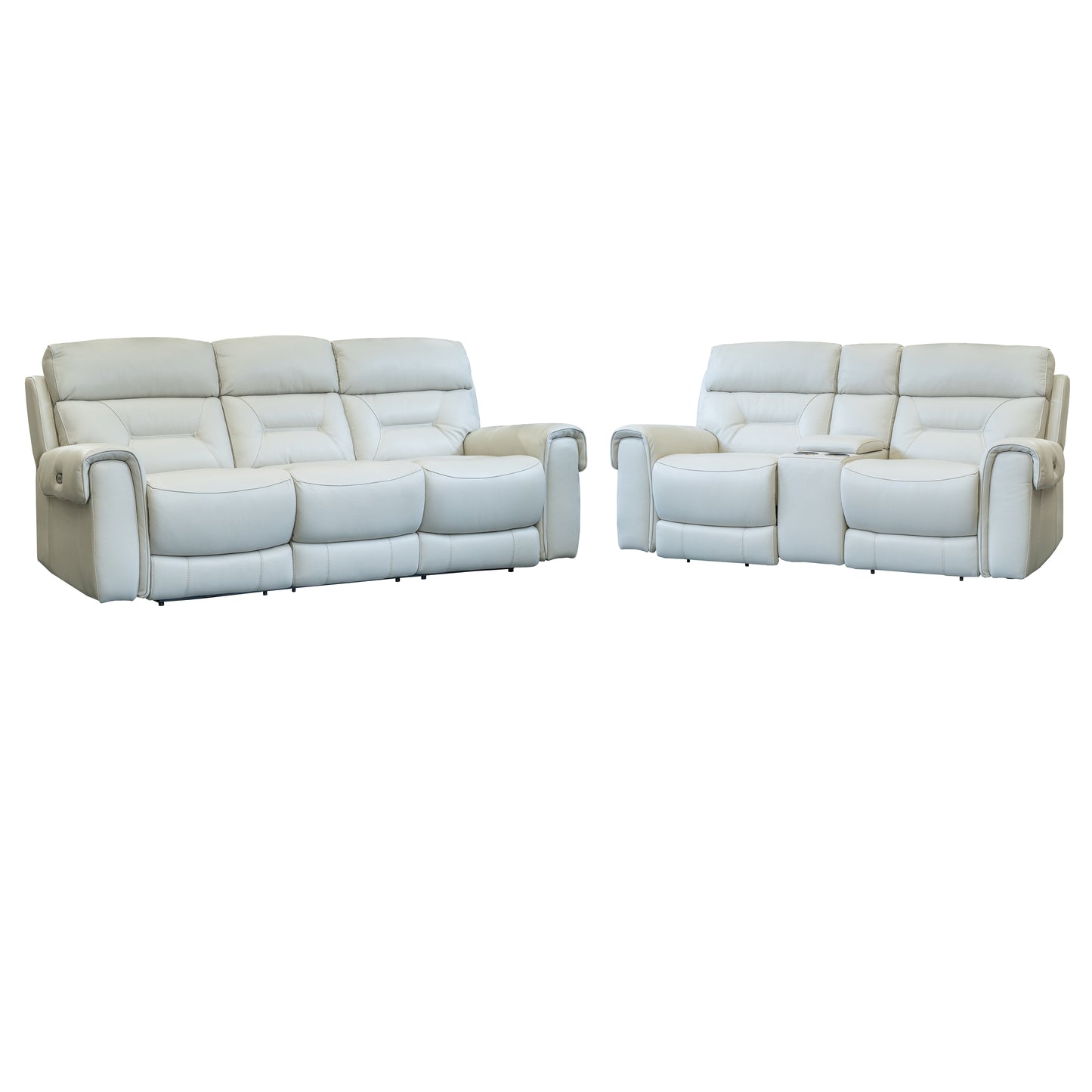 Addison Half Leather Motion Sofa 3+2 Seater-RS-13045