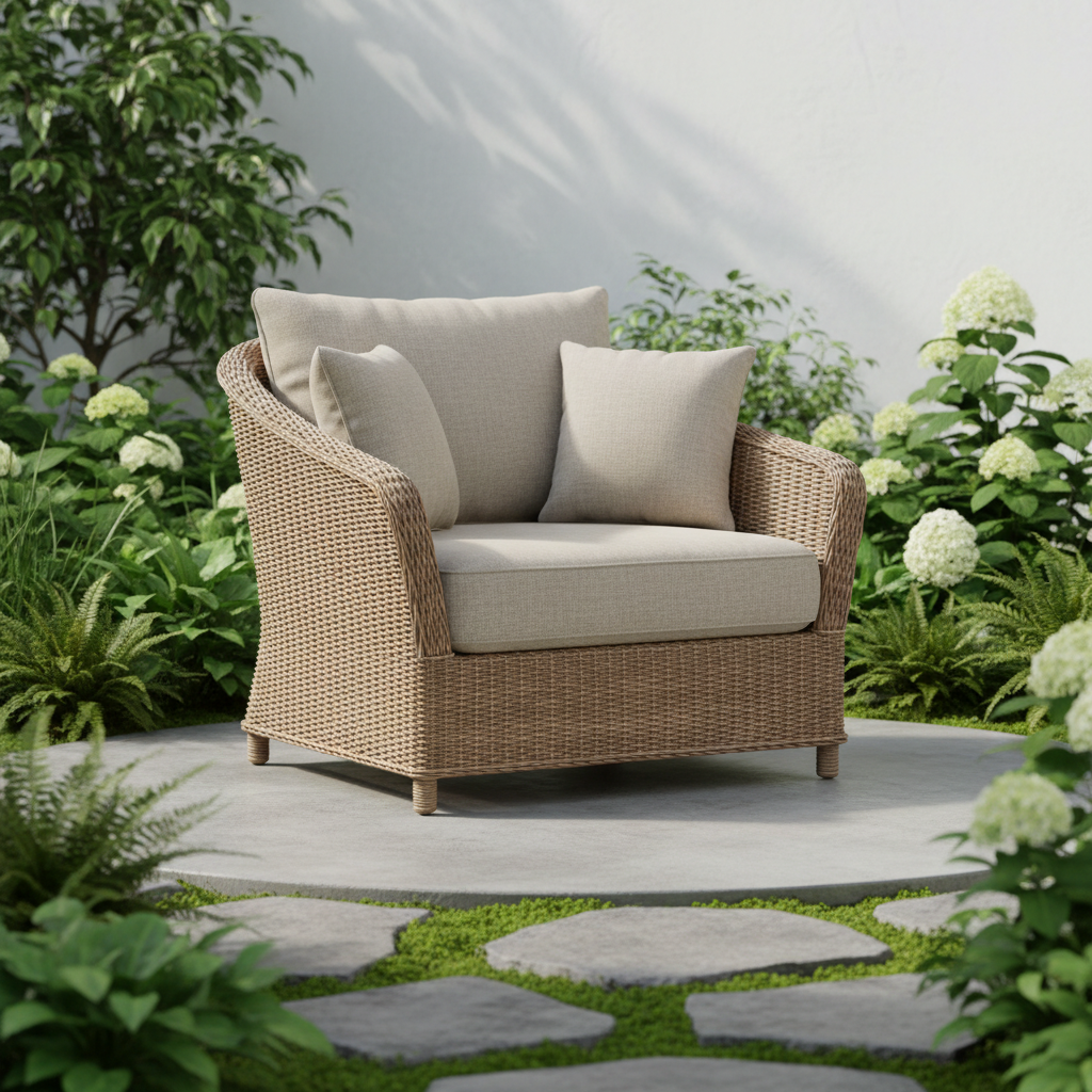 1 seater garden sofa