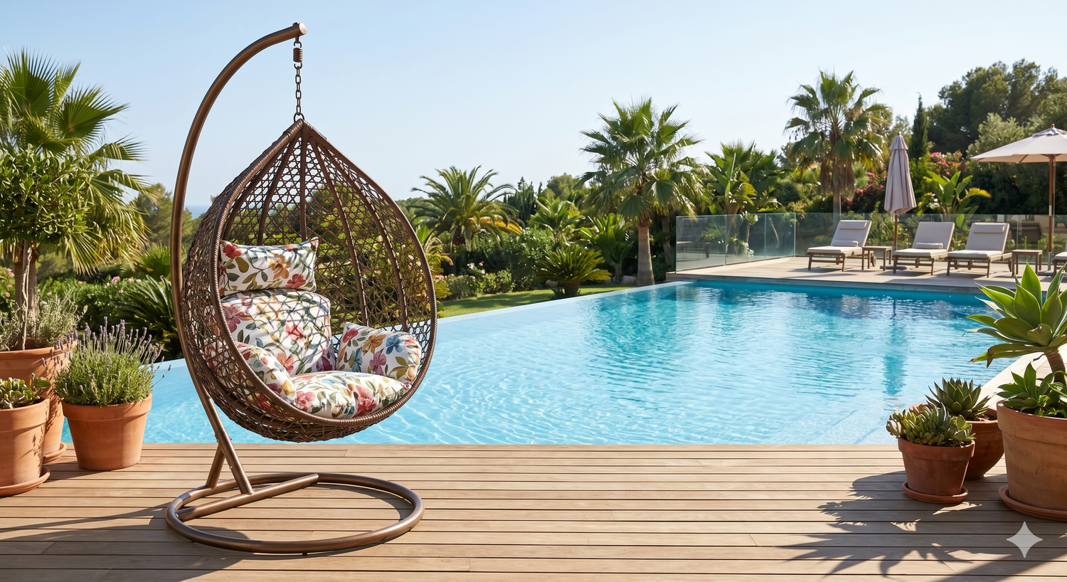 1 seater swing chair