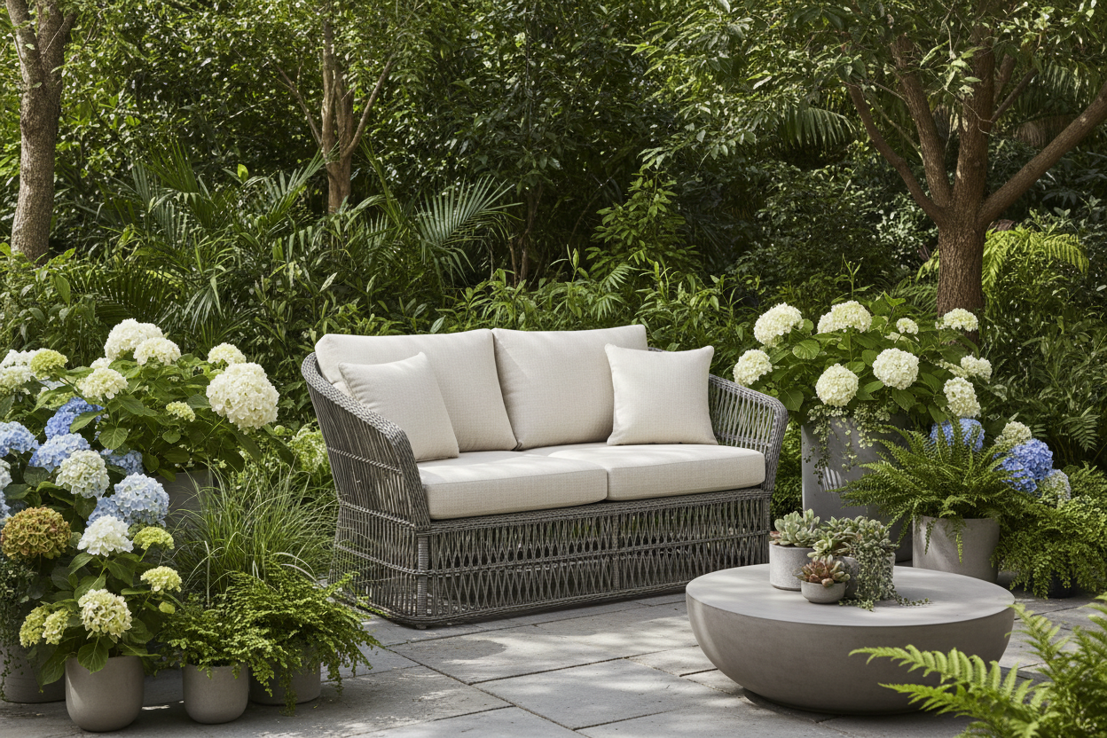 2 seater garden sofa