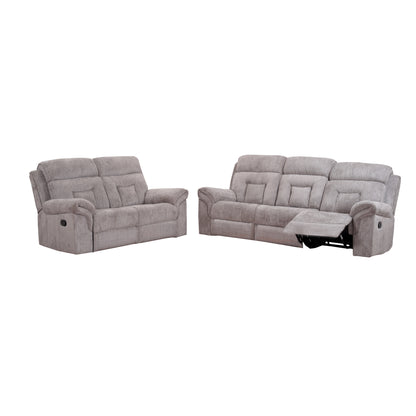 Calvin Manual Fabric 3+2 Seater Recliner