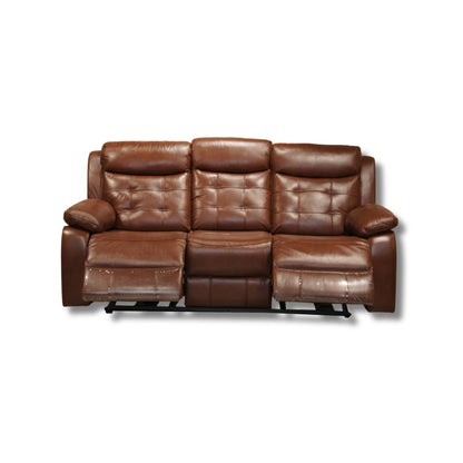 Milan Half Leather Electric Recliner 3+2 Seater-55012M