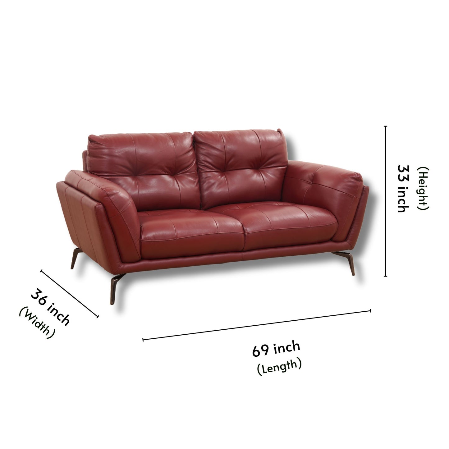 Galaxy Leather Sofa 3+2 Seater